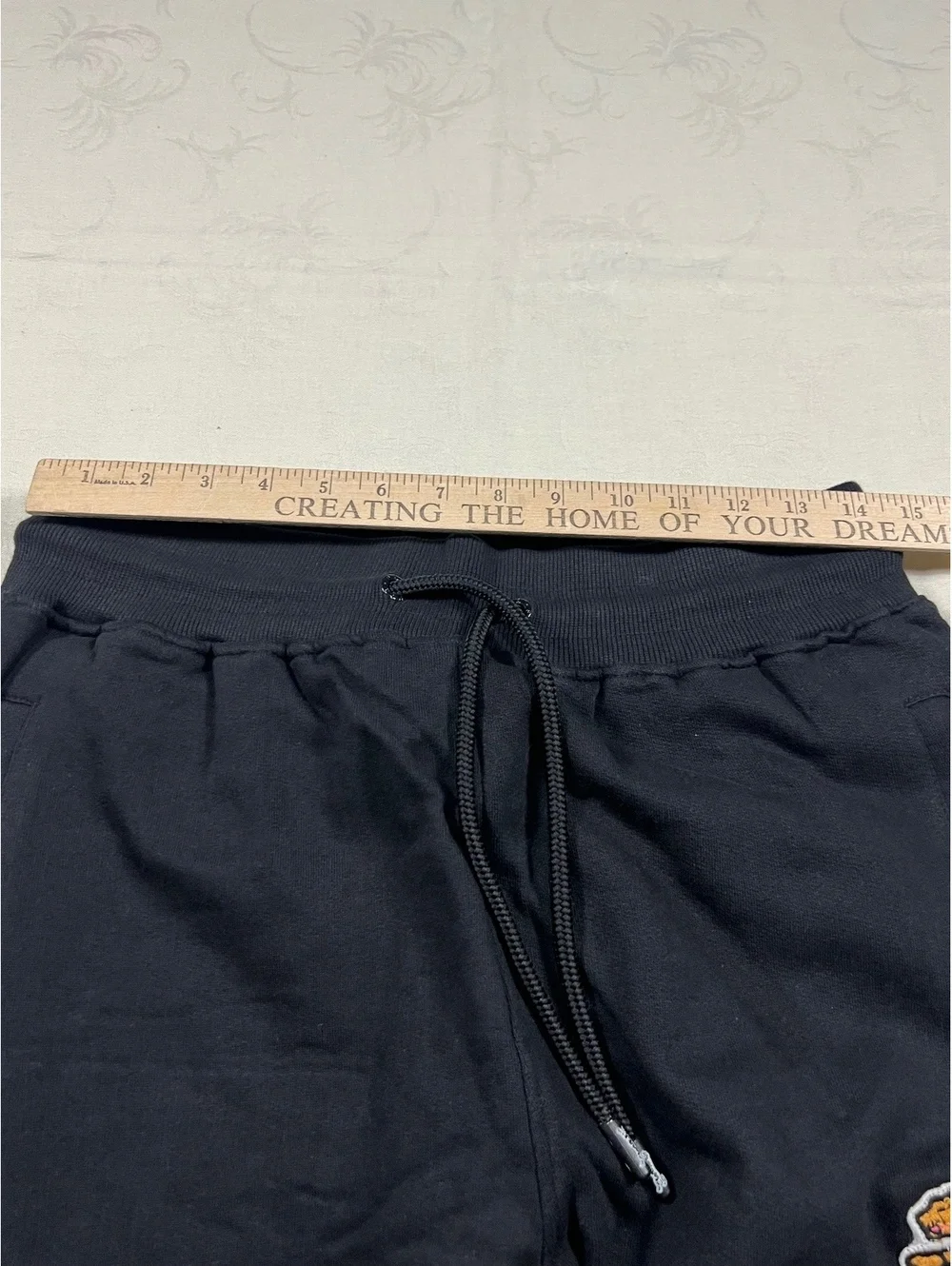Le Tigre Black Fleece Sweatpants Size Medium Stitched